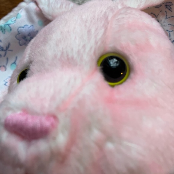 Dakin Cotton Candy and Floral Bunny Rabbit Plush Floppy Stuffed Animal with tag - Picture 11 of 13